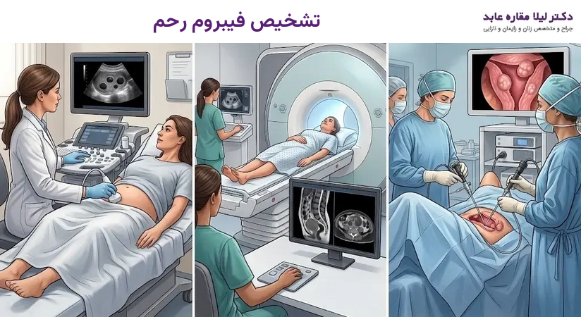 تشخیص فیبروم رحم