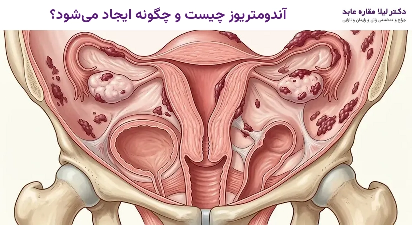آندومتریوز چیست و چگونه ایجاد می‌شود؟