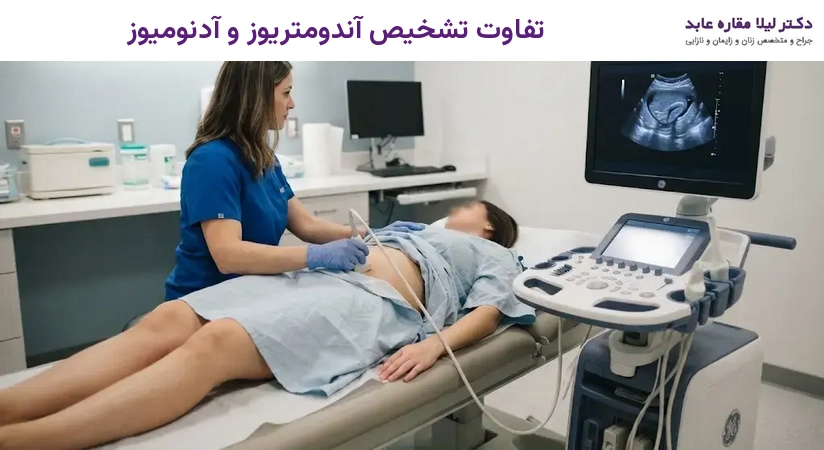 تفاوت تشخیص آندومتریوز و آدنومیوز