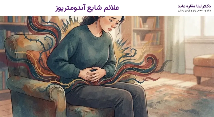 علائم شایع آندومتریوز