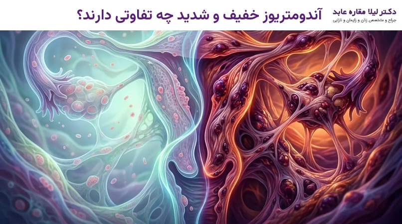 آندومتریوز خفیف و شدید چه تفاوتی دارند؟
