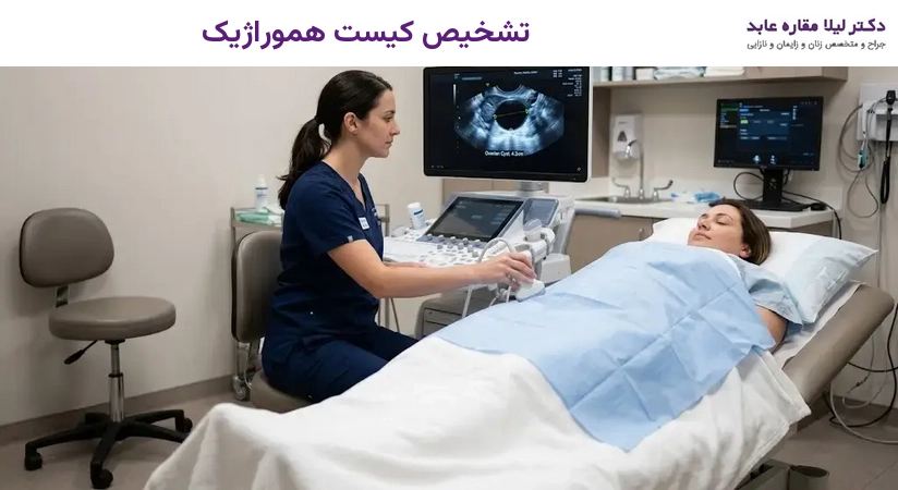 تشخیص کیست هموراژیک