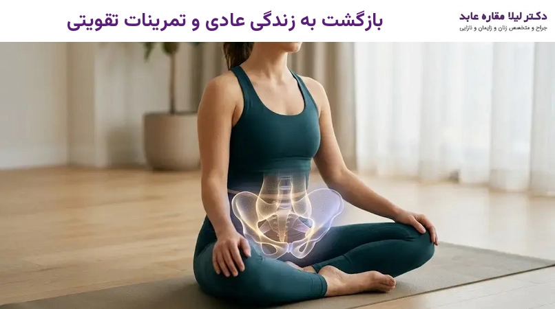بازگشت به زندگی عادی و تمرینات تقویتی
