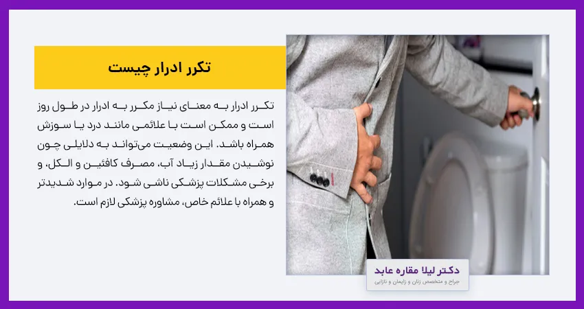 تکرر ادرار چیست