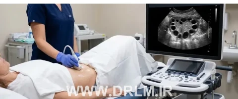 تنبلی تخمدان در سونوگرافی چگونه دیده می‌شود؟